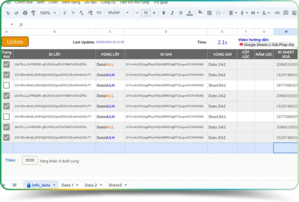 Import Data nhiều FILE tốc độ siêu nhanh V1 (Code)