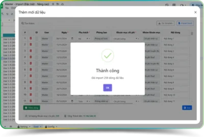 V3 – Phân quyền Nhập liệu, sửa xoá nhiều form nhiều file (Không Importrange)